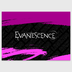 Поздравительная открытка Evanescence rock legends по-горизонтали
