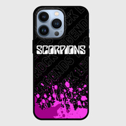 Чехол для iPhone 13 Pro Scorpions rock legends посередине