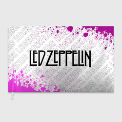 Флаг 3D Led Zeppelin rock legends по-горизонтали