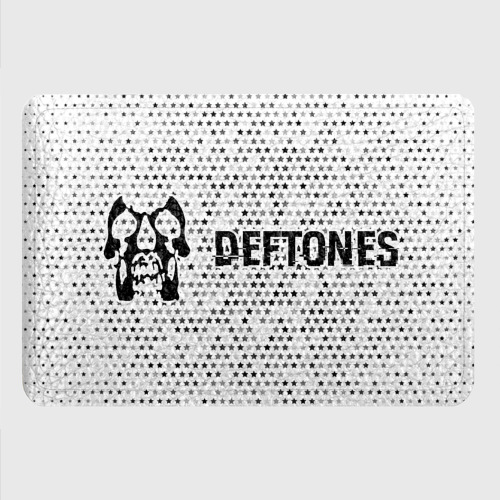 Картхолдер с принтом Deftones glitch на светлом фоне по-горизонтали - фото 4