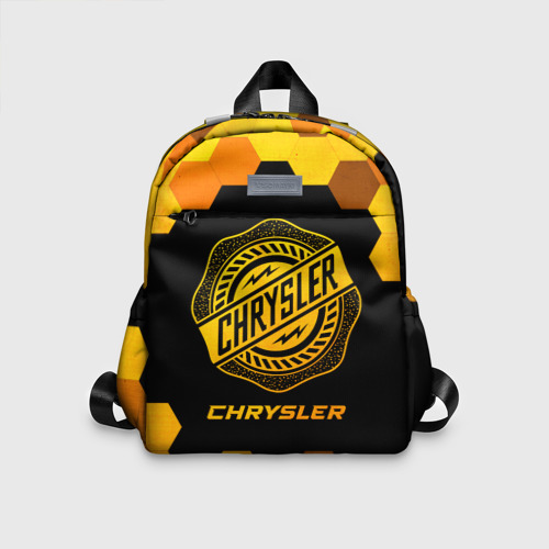 Детский рюкзак 3D Chrysler - gold gradient