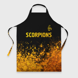Фартук 3D Scorpions - gold gradient посередине