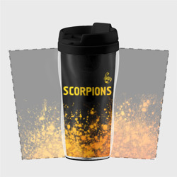 Термокружка-непроливайка Scorpions - gold gradient посередине - фото 2
