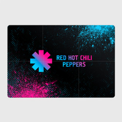 Магнитный плакат 3Х2 Red Hot Chili Peppers - neon gradient по-горизонтали
