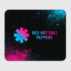 Прямоугольный коврик для мышки Red Hot Chili Peppers - neon gradient по-горизонтали