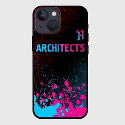 Чехол для iPhone 13 mini Architects - neon gradient посередине