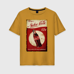 Женская футболка хлопок Oversize Nuka cola price 