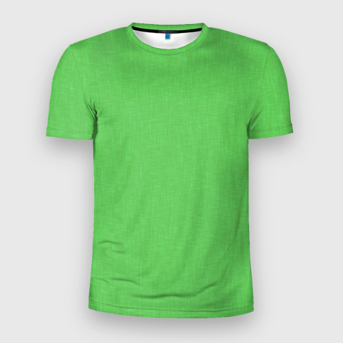 Мужская футболка 3D Slim Текстура однотонный светло-зелёный, цвет 3D печать