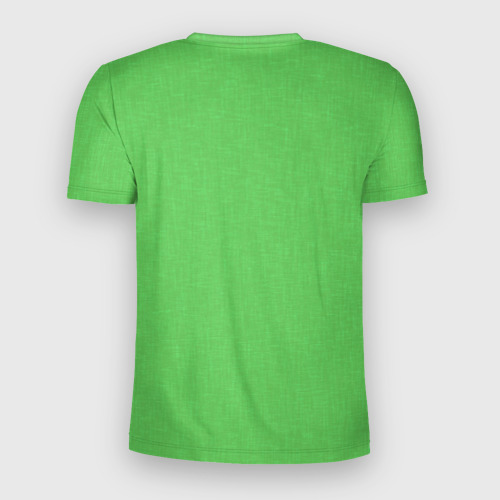Мужская футболка 3D Slim Текстура однотонный светло-зелёный, цвет 3D печать - фото 2