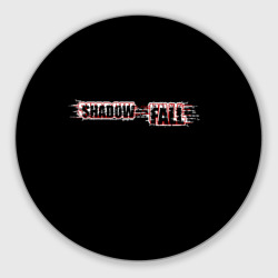 Круглый коврик для мышки Красный shadowfall