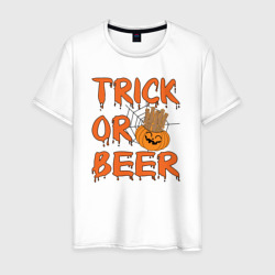 Мужская футболка хлопок Trick or beer