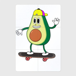 Магнитный плакат 2Х3 Авокадо на скейте