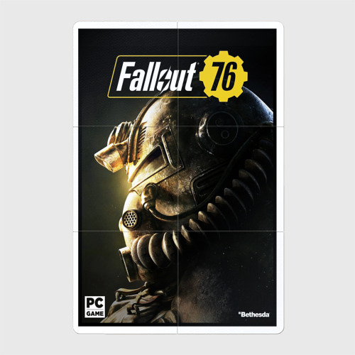 Магнитный плакат 2Х3 Fallout 76 - game poster 