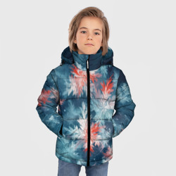 Зимняя куртка для мальчиков 3D Зимние снежинки  - фото 2