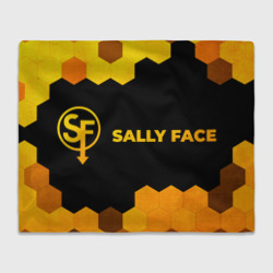 Sally Face - gold gradient по-горизонтали – Плед 3D с принтом купить со скидкой в -14%