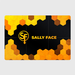 Магнитный плакат 3Х2 Sally Face - gold gradient по-горизонтали