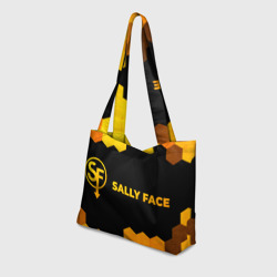 Пляжная сумка 3D Sally Face - gold gradient по-горизонтали - фото 2