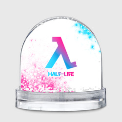 Игрушка Снежный шар Half-Life neon gradient style