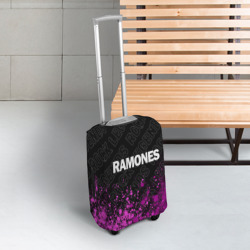 Чехол для чемодана 3D Ramones rock legends посередине - фото 2