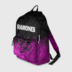 Рюкзак 3D Ramones rock legends посередине