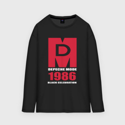 Мужской лонгслив oversize хлопок Depeche Mode - Black Celebration album merch