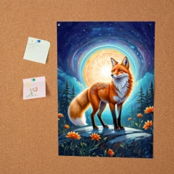 Постер Мистическая лиса тотем лисы  - фото 2