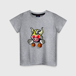 Бык Лойд Chicken Gun – Детская футболка хлопок с принтом купить со скидкой в -20%