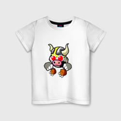 Бык Лойд Chicken Gun – Детская футболка хлопок с принтом купить со скидкой в -20%