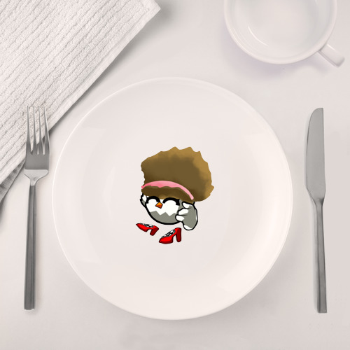 Набор: тарелка + кружка Мама цыплят Chicken Gun - фото 4