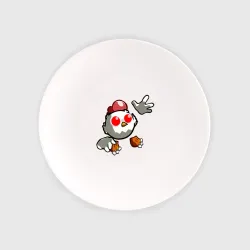 Тарелка Плачущая курица Chicken Gun