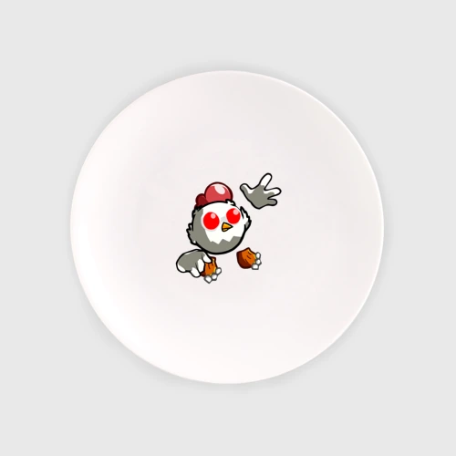 Тарелка Плачущая курица Chicken Gun