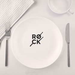 Набор: тарелка + кружка Рок барабанщик - фото 2