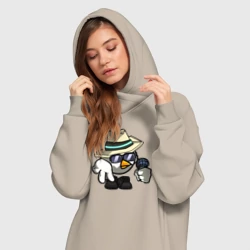 Платье-худи хлопок Ричард Крылов Chicken Gun - фото 2