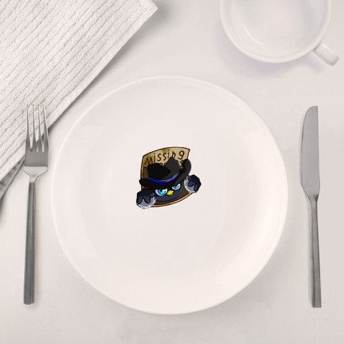 Набор: тарелка + кружка Чёрный Гусь missing Chicken Gun - фото 4