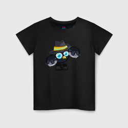 Чёрный Гусь Chicken Gun – Детская футболка хлопок с принтом купить со скидкой в -20%