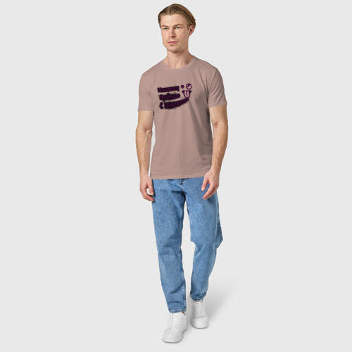 Мужская футболка хлопок с принтом Ненавижу футболки с надписями, вид сбоку #3