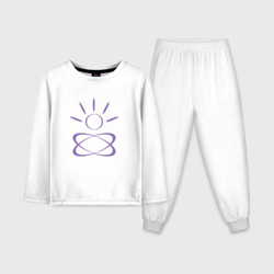 Детская пижама с лонгсливом хлопок Символ медитации
