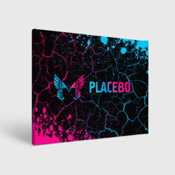 Холст прямоугольный Placebo - neon gradient по-горизонтали