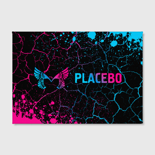 Холст прямоугольный Placebo - neon gradient по-горизонтали, цвет 3D печать - фото 2