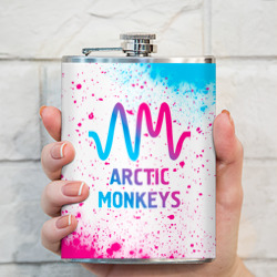 Фляга Arctic Monkeys neon gradient style - фото 2