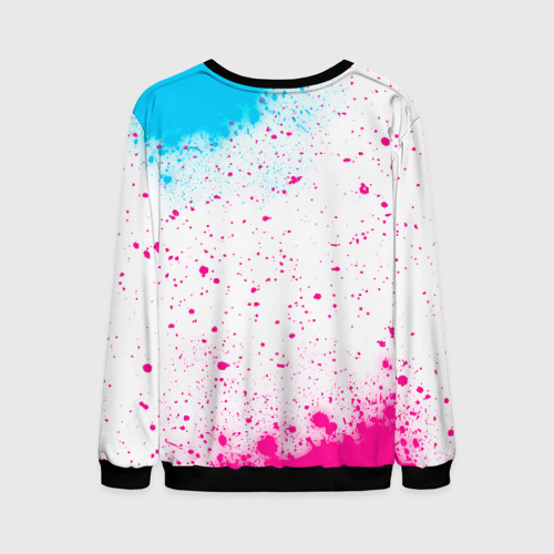 Мужской свитшот 3D Arctic Monkeys neon gradient style, цвет черный - фото 2