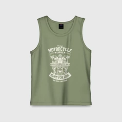 Детская майка хлопок Born for ride