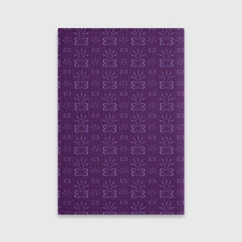 Обложка для паспорта матовая кожа Концентрация мыслей, цвет фиолетовый - фото 2