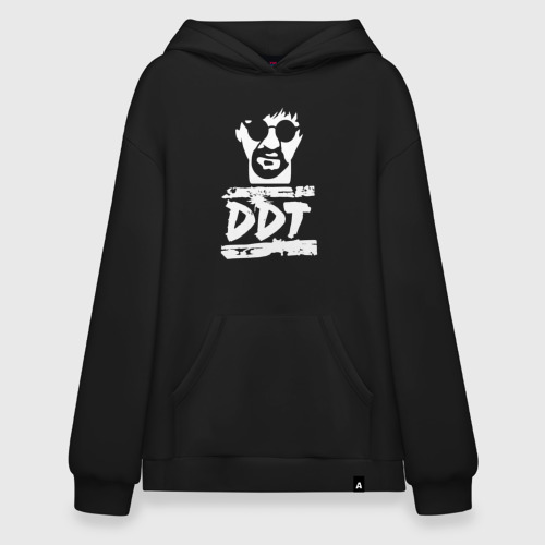 Худи SuperOversize хлопок DDT - Юрий Шевчук, цвет черный