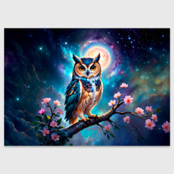 Поздравительная открытка Мистическая сова тотем совы