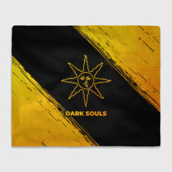 Плед 3D Dark Souls - gold gradient