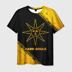 Dark Souls - gold gradient – Мужская футболка 3D с принтом купить со скидкой в -26%