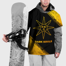 Накидка на куртку 3D Dark Souls - gold gradient