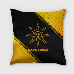 Подушка 3D Dark Souls - gold gradient