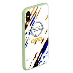 Чехол для iPhone XS Max матовый Opel cars sport geometry - фото 2